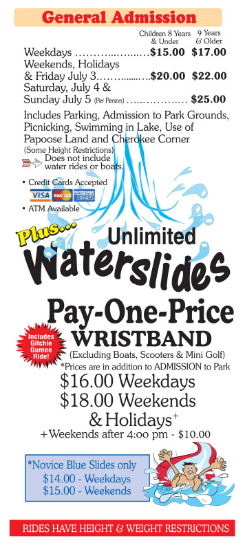 Water Park Prices